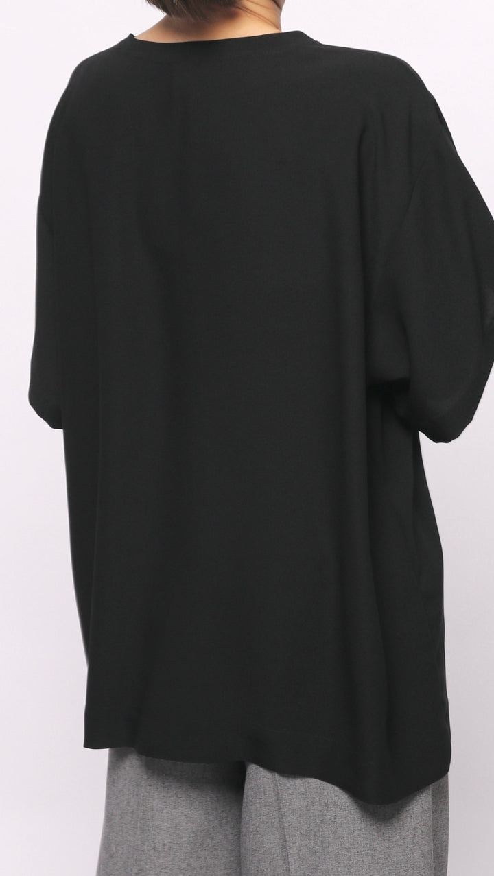 Oversize T-krekls Melns