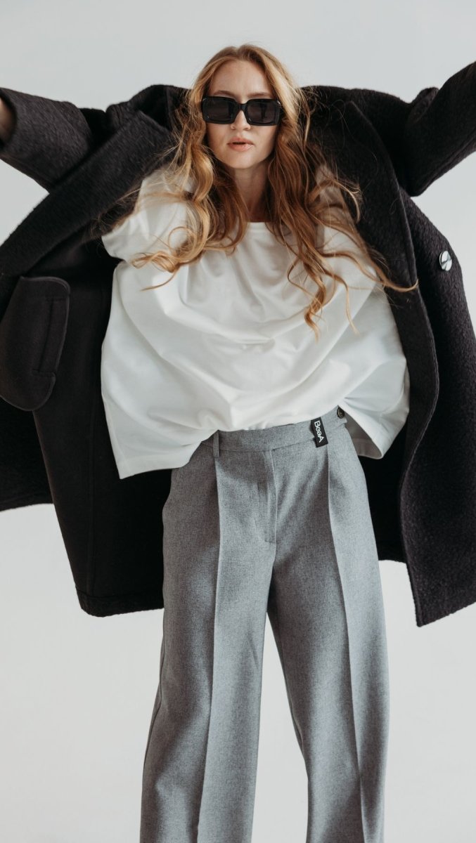 Button Coat Black - BeaA - Be At Home with Yourself - coat