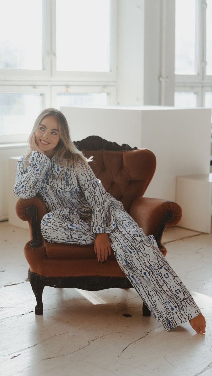 Cotton Relax wear set with Print - BeaA - Be At Home with Yourself - Loungwear Set
