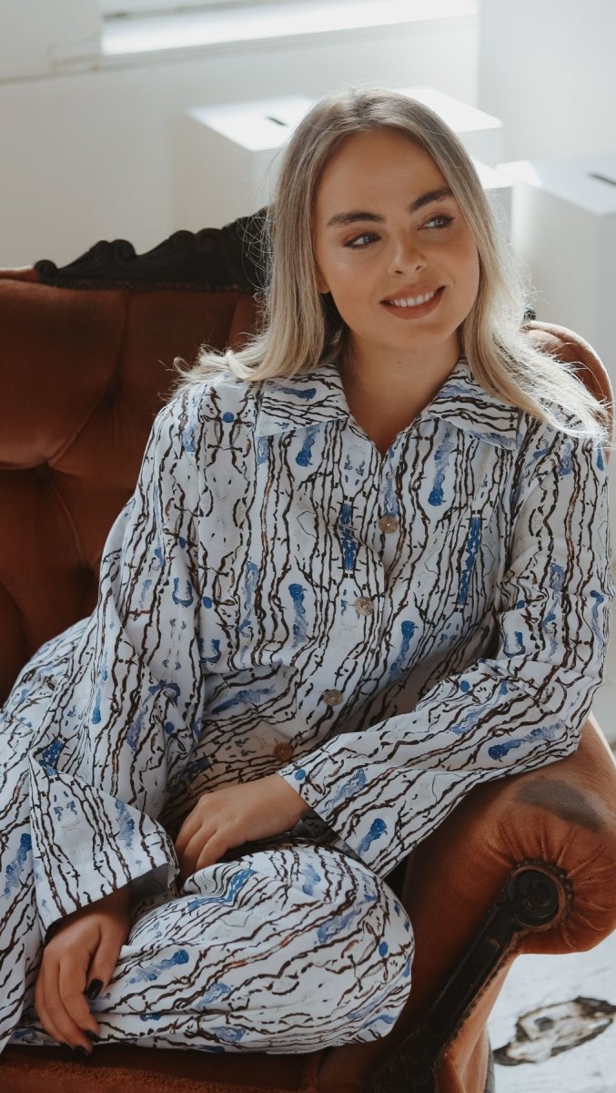 Cotton Relax wear set with Print - BeaA - Be At Home with Yourself - Loungwear Set