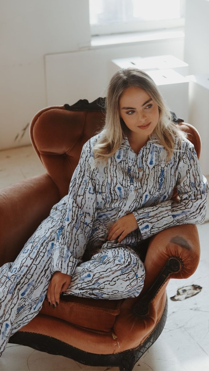Cotton Relax wear set with Print - BeaA - Be At Home with Yourself - Loungwear Set