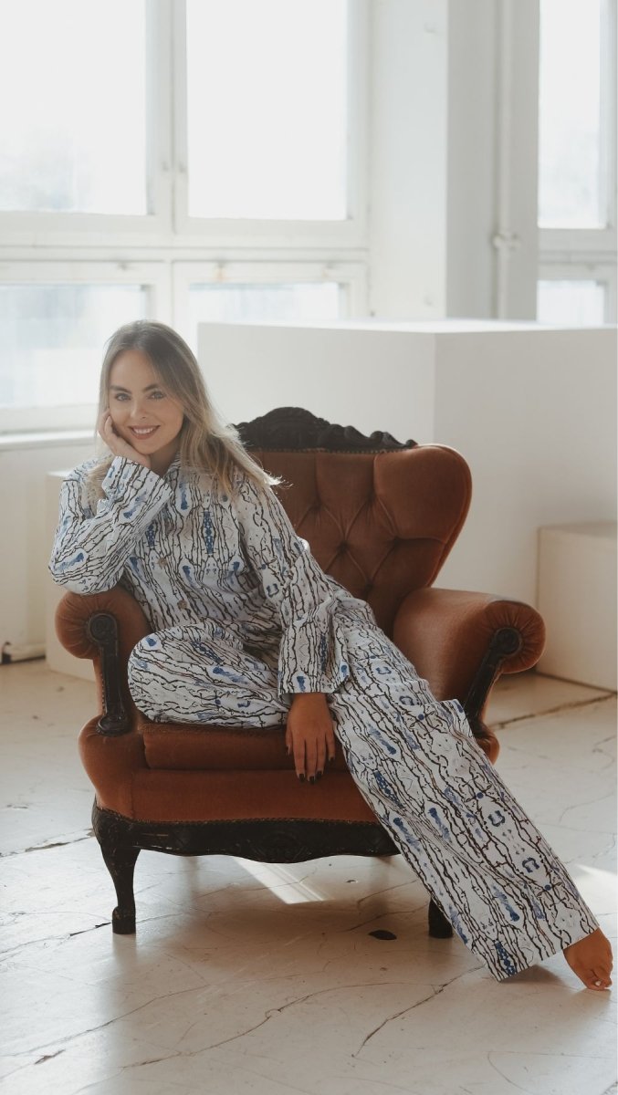 Cotton Relax wear set with Print - BeaA - Be At Home with Yourself - Loungwear Set