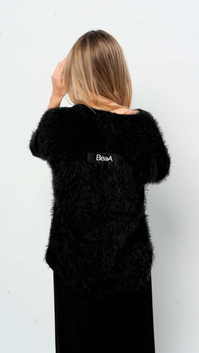 Fluffy Top Black - BeaA - Be At Home with Yourself - Top