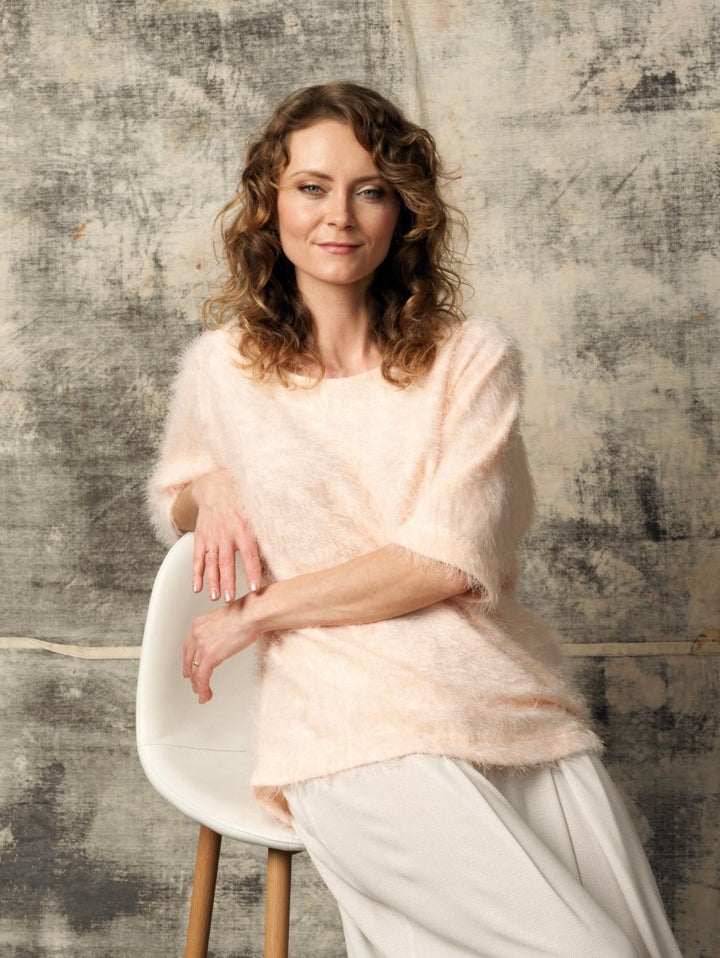 Fluffy top Pink Pastel - BeaA - Be At Home with Yourself - Top