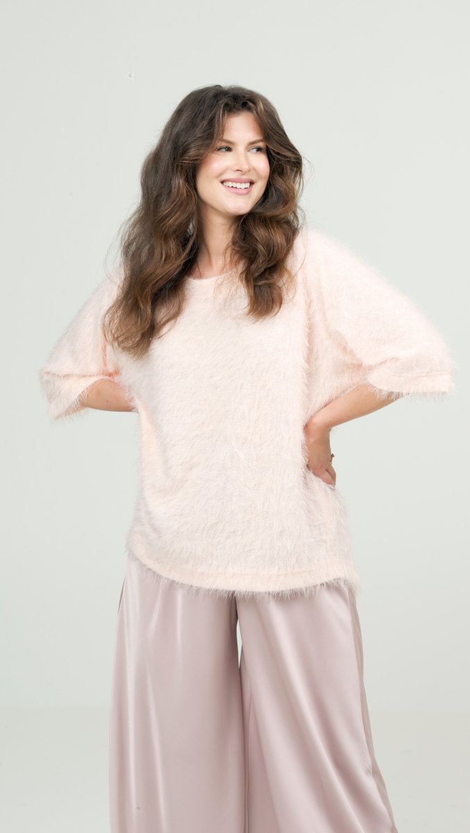 Fluffy top Pink Pastel - BeaA - Be At Home with Yourself - Top