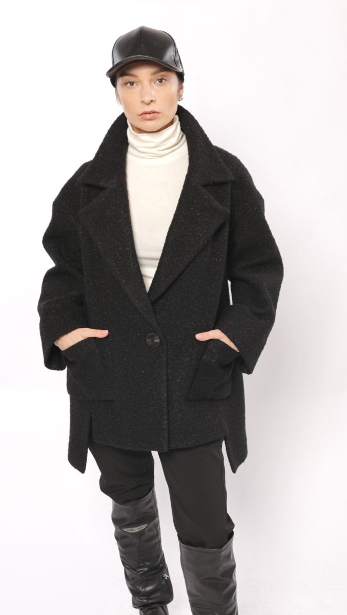 Jacket Black - BeaA - Be At Home with Yourself - coat