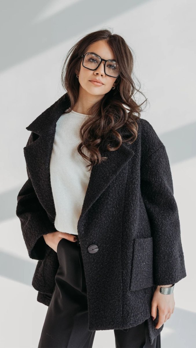 Jacket Black - BeaA - Be At Home with Yourself - coat
