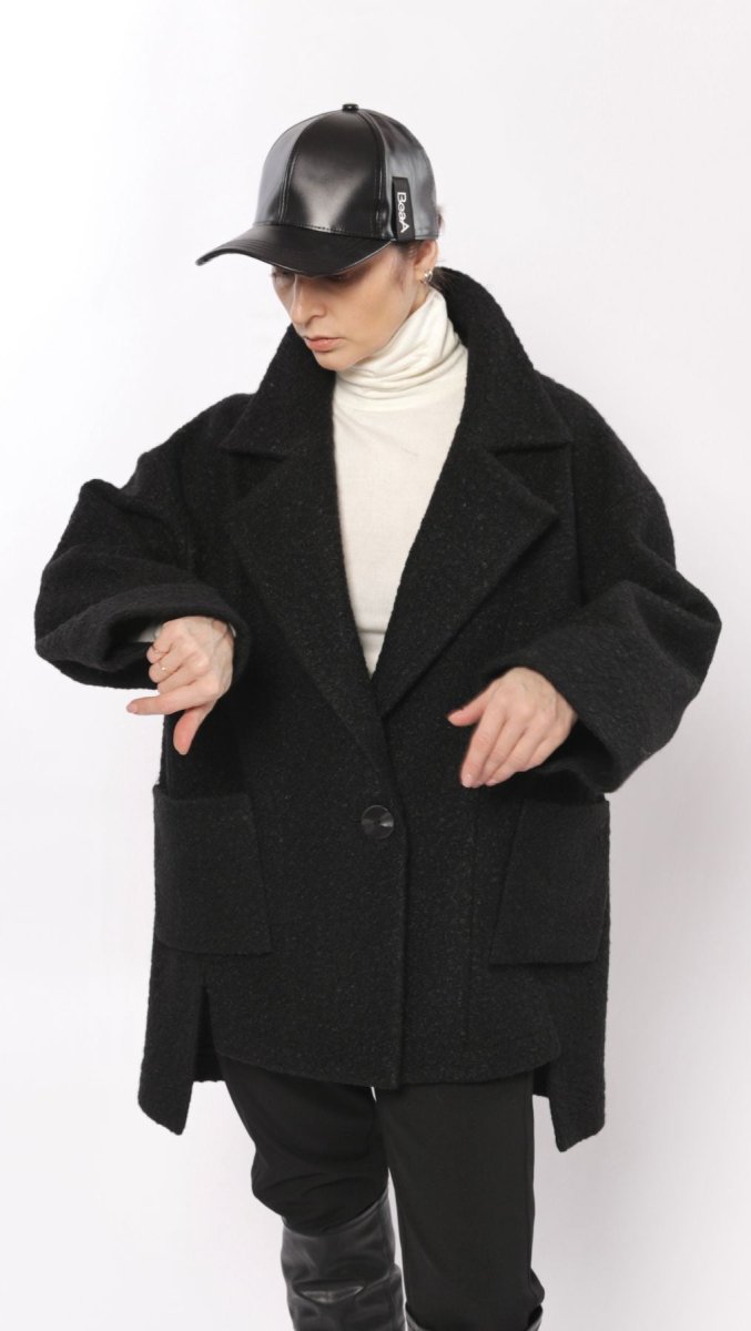 Jacket Black - BeaA - Be At Home with Yourself - coat