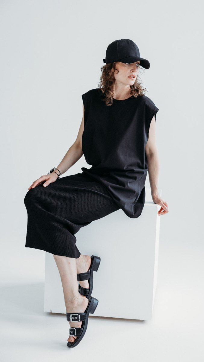 Knit skirt Black color - BeaA - Be At Home with Yourself - skirt
