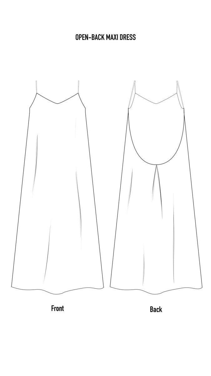 Lilac Open - back Silk Maxi Dress - BeaA - Be At Home with Yourself - Dress
