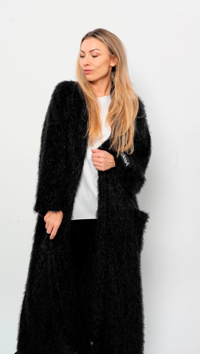 Maxi Cardigan Black - BeaA - Be At Home with Yourself - Cardigan