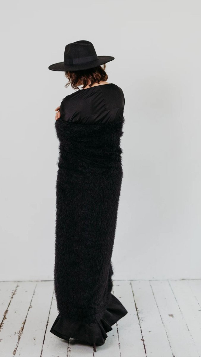 Maxi Cardigan Black - BeaA - Be At Home with Yourself - Cardigan