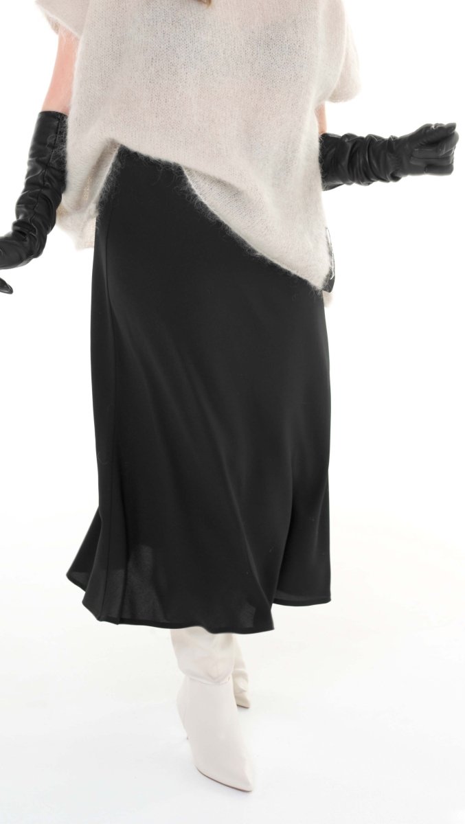 Midi Skirt Black - BeaA - Be At Home with Yourself - skirt