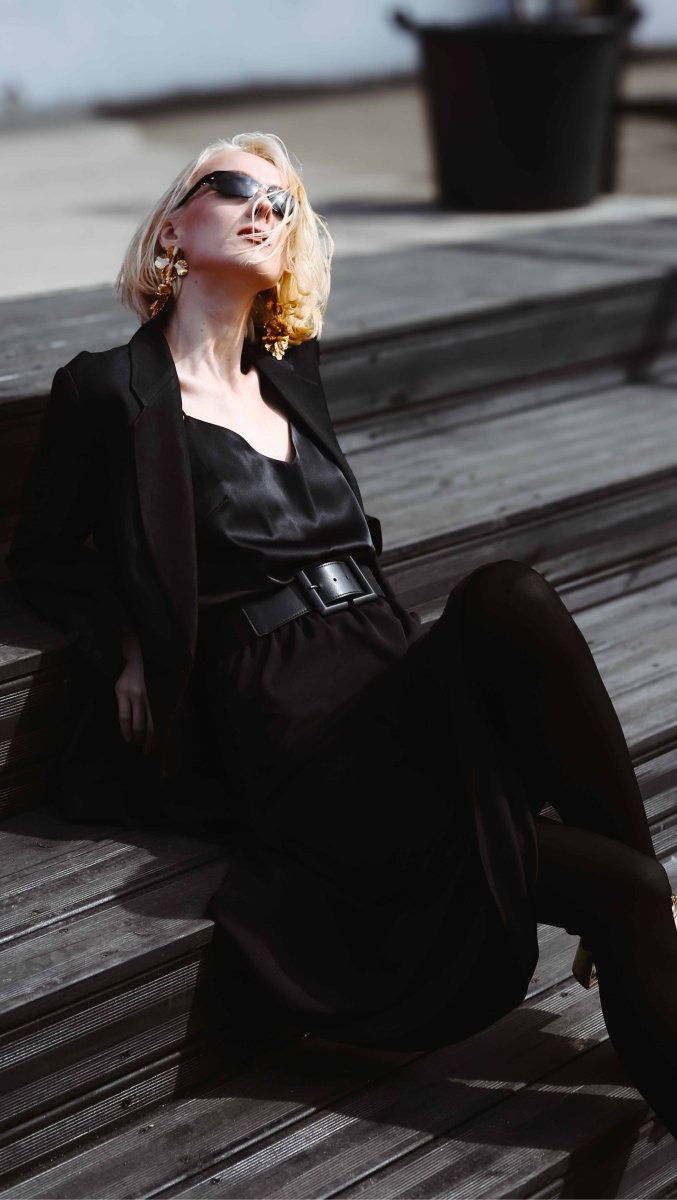 Midi Skirt Black - BeaA - Be At Home with Yourself - skirt