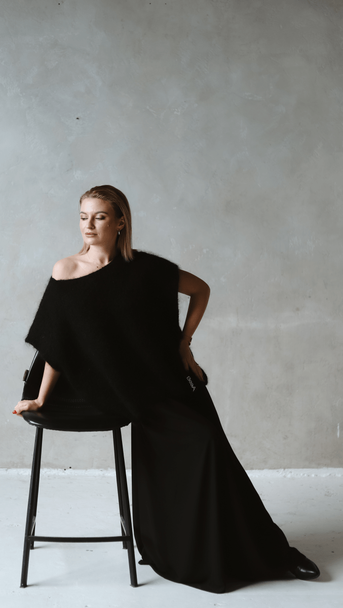 Open - back Maxi Dress Black - BeaA - Be At Home with Yourself - Long Dress