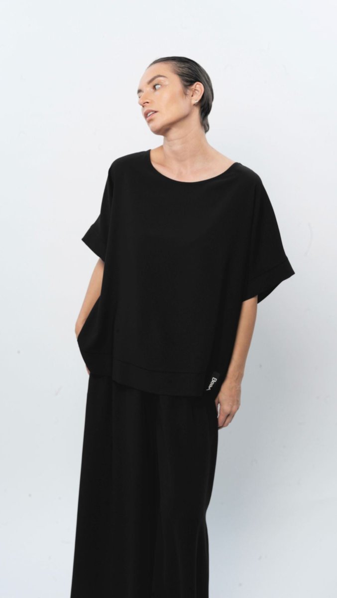 Oversized Top Black - BeaA - Be At Home with Yourself - Top