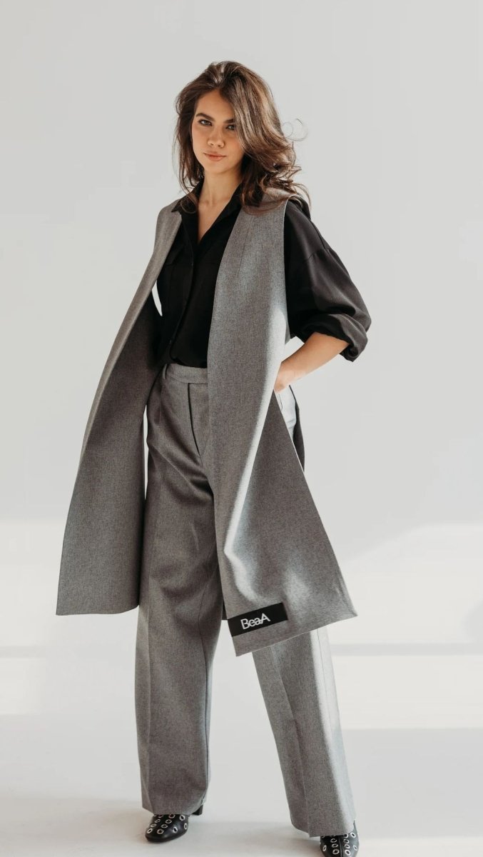 Regular - fit trousers Shark gray - BeaA - Be At Home with Yourself - Trousers