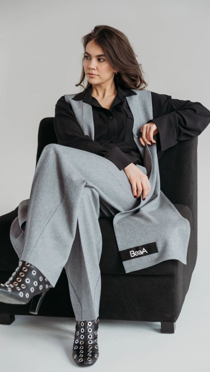 Regular - fit trousers Shark gray - BeaA - Be At Home with Yourself - Trousers