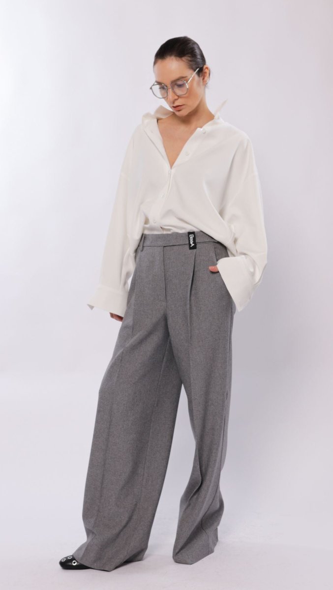 Regular - fit trousers Shark gray - BeaA - Be At Home with Yourself - Trousers