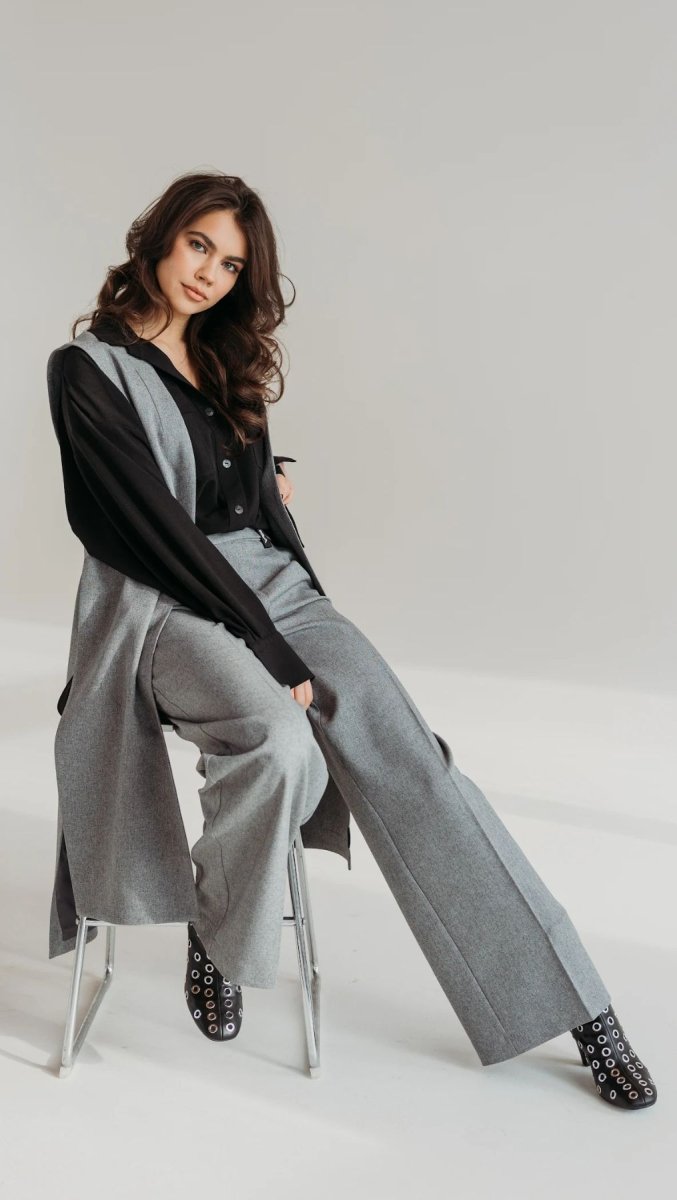 Regular - fit trousers Shark gray - BeaA - Be At Home with Yourself - Trousers