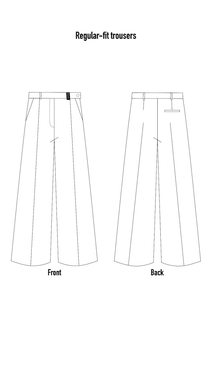 Regular - fit trousers Shark gray - BeaA - Be At Home with Yourself - Trousers