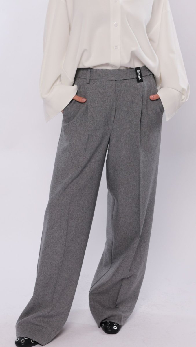 Regular - fit trousers Shark gray - BeaA - Be At Home with Yourself - Trousers