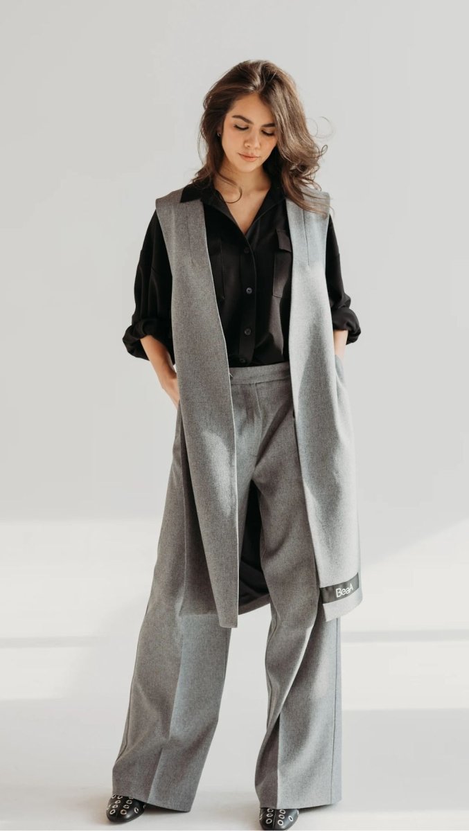 Regular - fit trousers Shark gray - BeaA - Be At Home with Yourself - Trousers