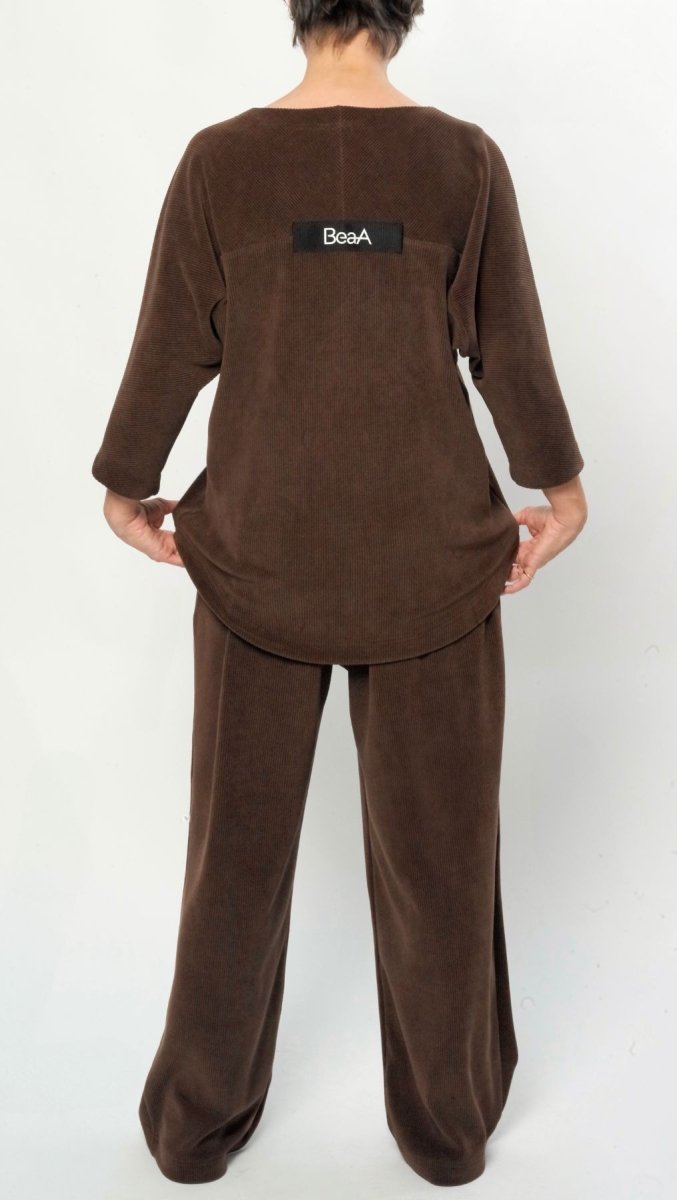 Relax wear set Deep Brown - BeaA - Be At Home with Yourself - Loungewear