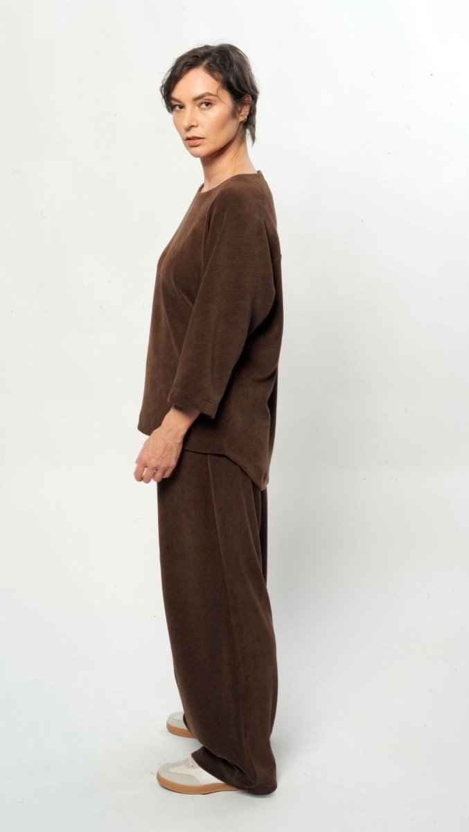 Relax wear set Deep Brown - BeaA - Be At Home with Yourself - Loungewear