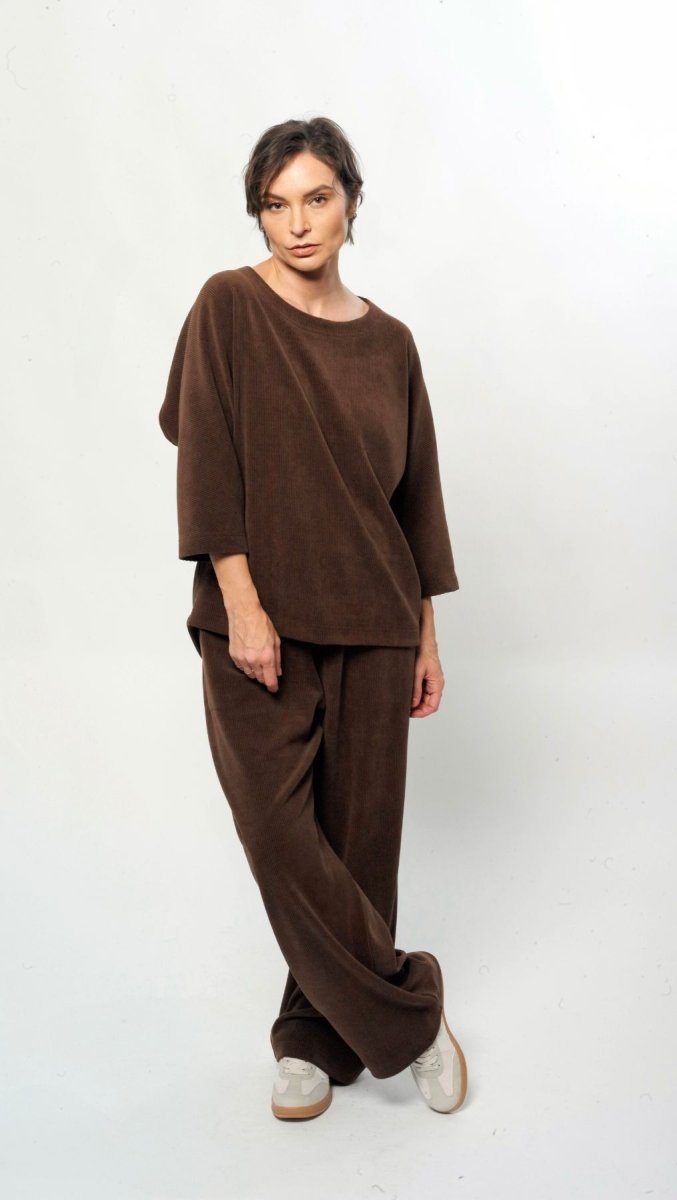 Relax wear set Deep Brown - BeaA - Be At Home with Yourself - Loungewear