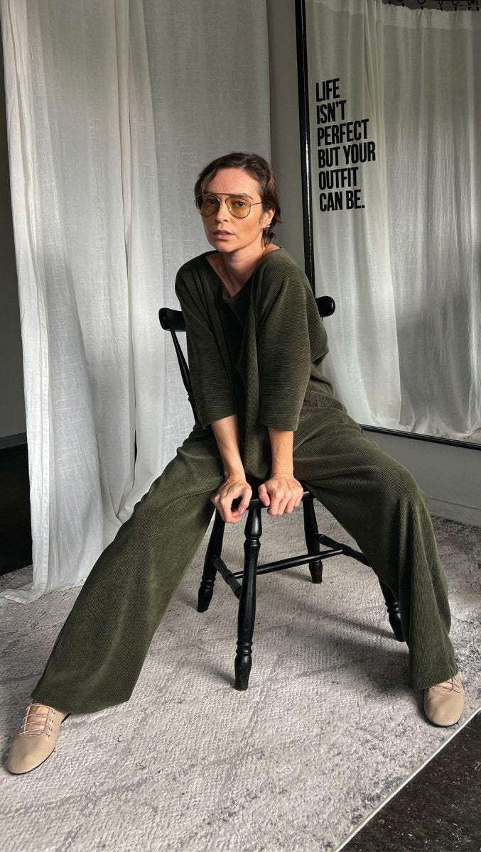 Relax wear set Forest Green - BeaA - Be At Home with Yourself - Loungewear