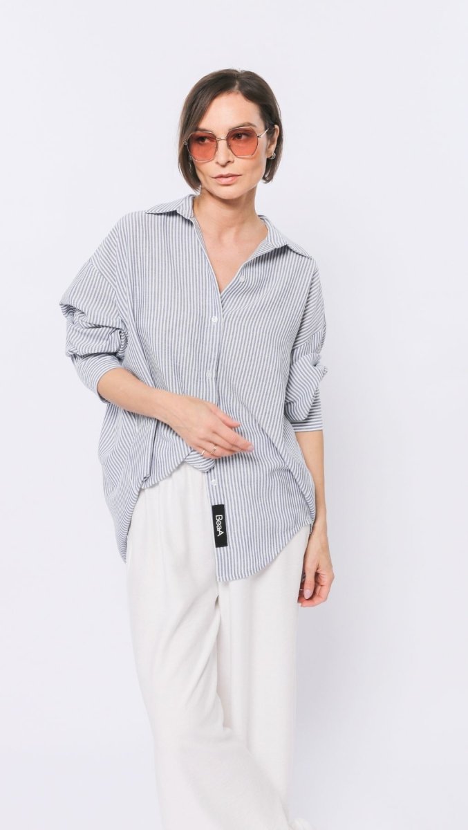 Riviera shirt Marina Stripe - BeaA - Be At Home with Yourself - Top