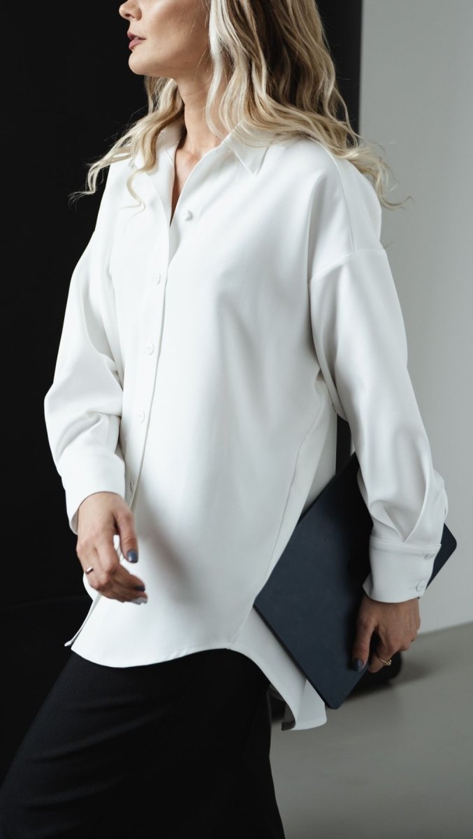 Shirt White - BeaA - Be At Home with Yourself - Top