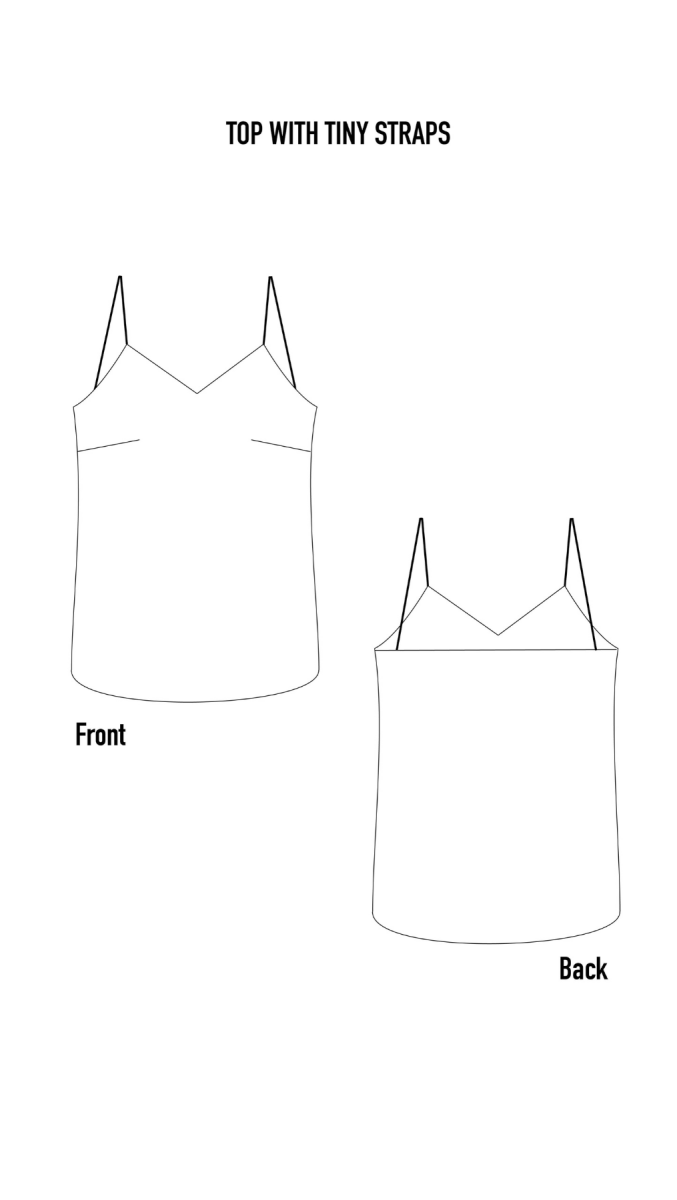 Strap tops - choose your color - BeaA - Be At Home with Yourself - Top