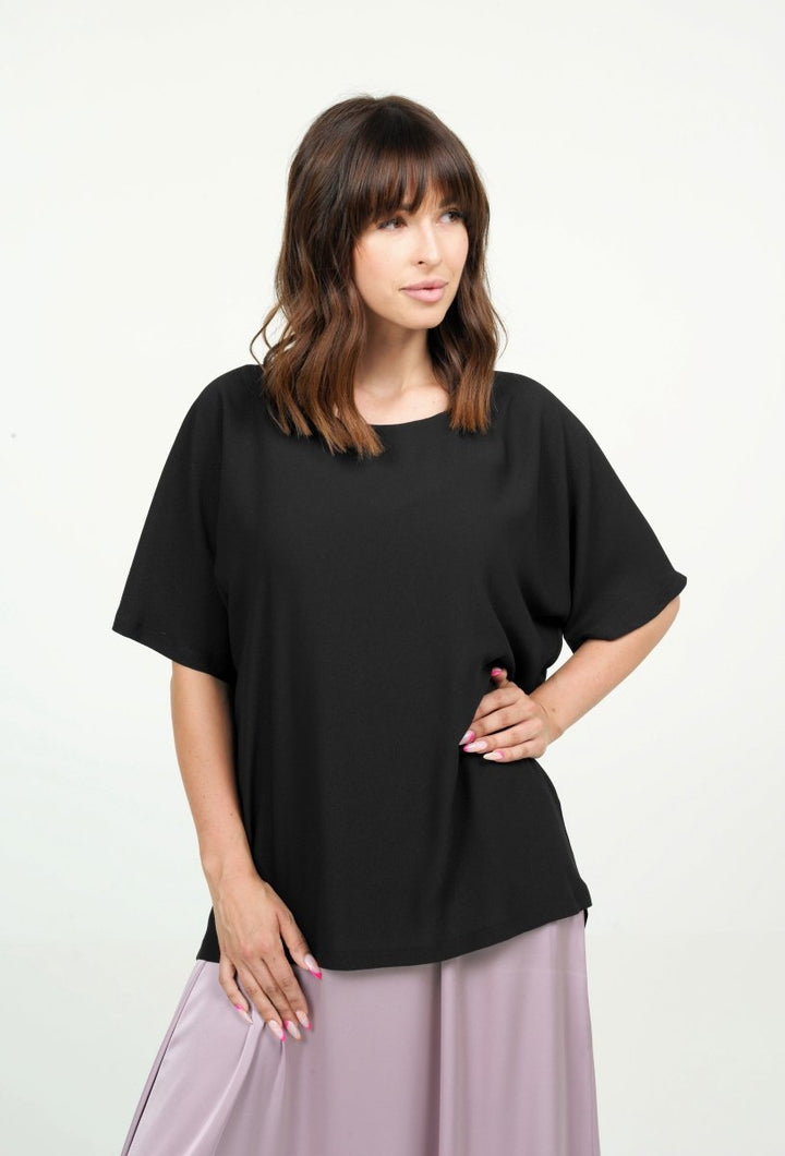 Top Short Sleeve Black - BeaA - Be At Home with Yourself - Top