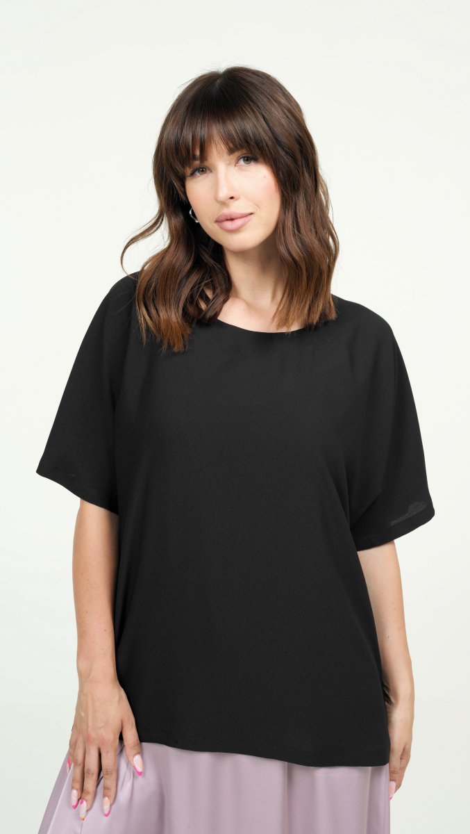Top Short Sleeve Black - BeaA - Be At Home with Yourself - Top