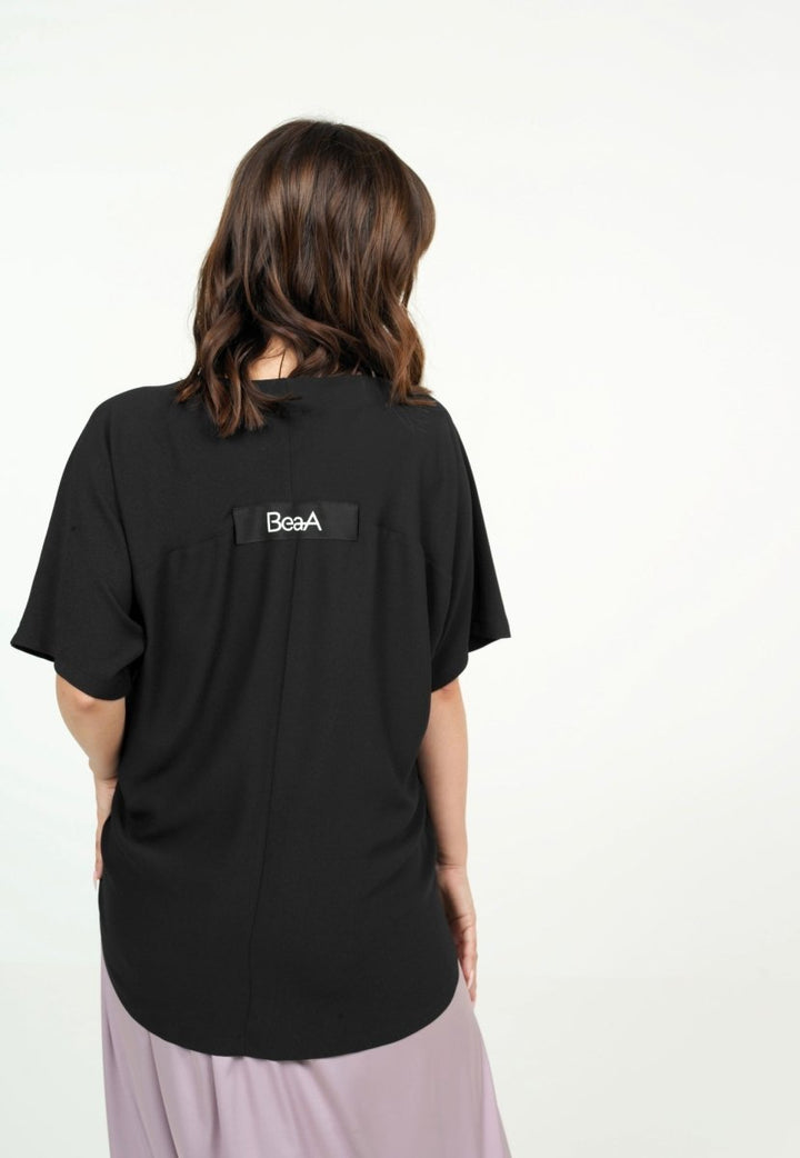 Top Short Sleeve Black - BeaA - Be At Home with Yourself - Top