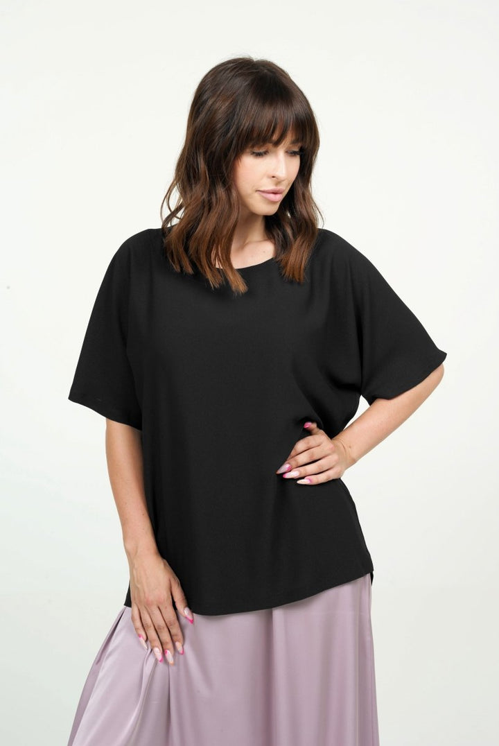Top Short Sleeve Black - BeaA - Be At Home with Yourself - Top
