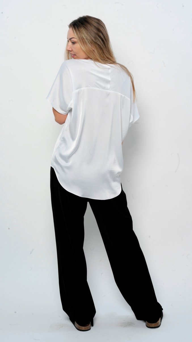 Top Silk White - BeaA - Be At Home with Yourself - Top