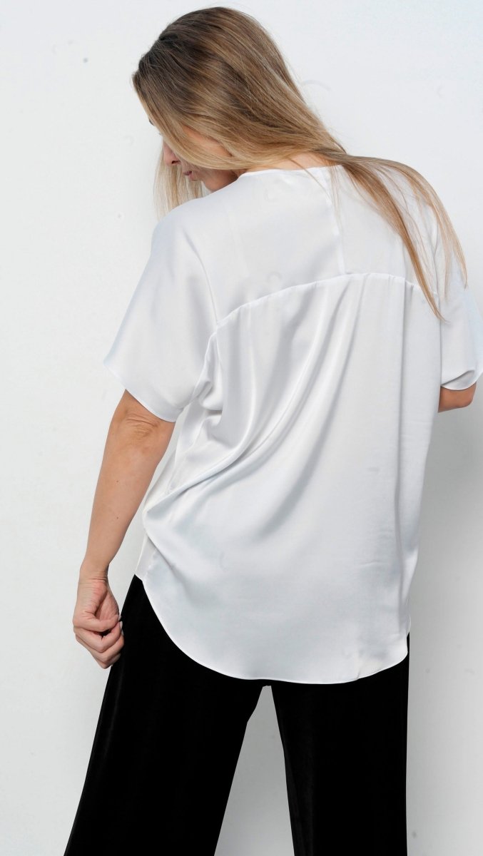 Top Silk White - BeaA - Be At Home with Yourself - Top