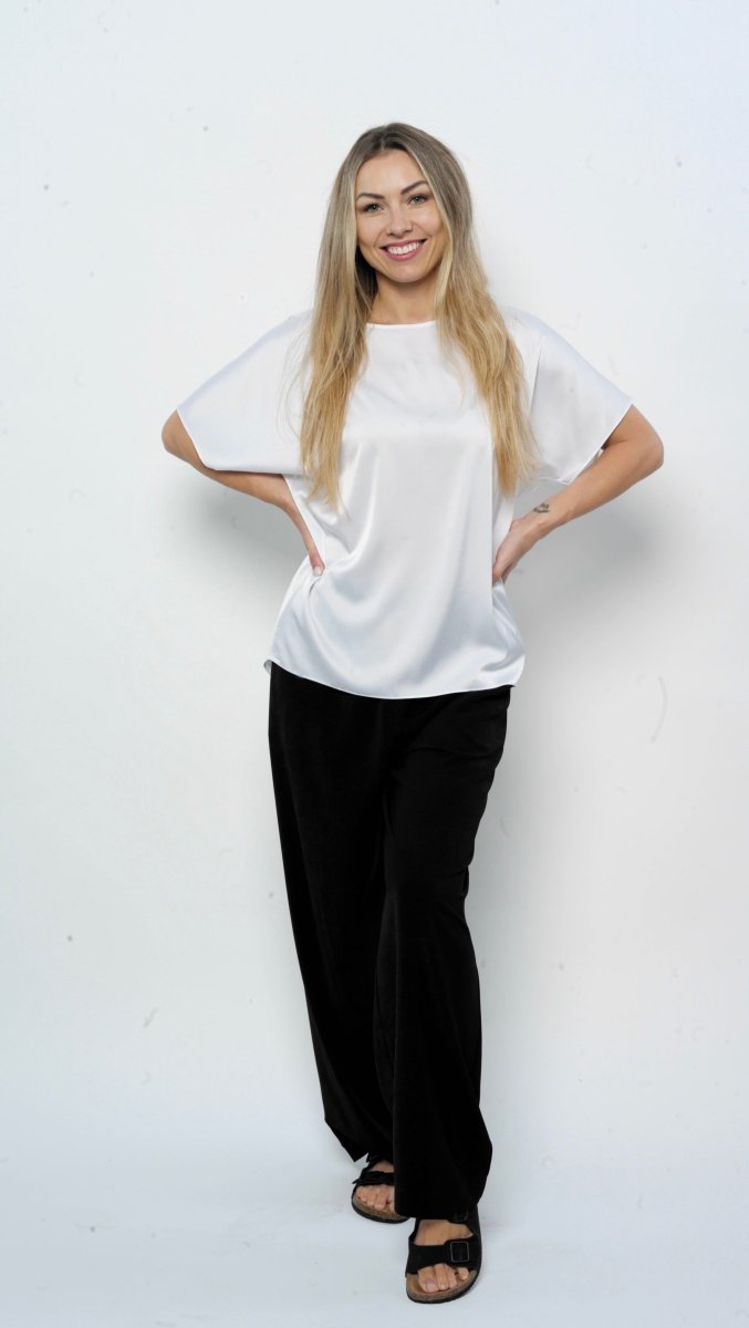 Top Silk White - BeaA - Be At Home with Yourself - Top