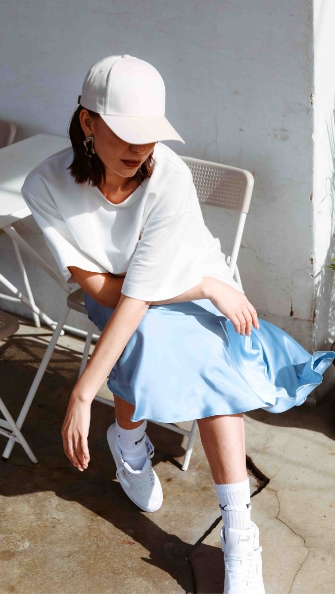 White Oversized T-Shirt for Women - BeaA - Be At Home with Yourself - T-Shirt