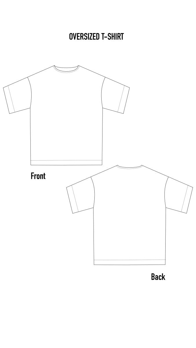 White Oversized T-Shirt for Women - BeaA - Be At Home with Yourself - T-Shirt