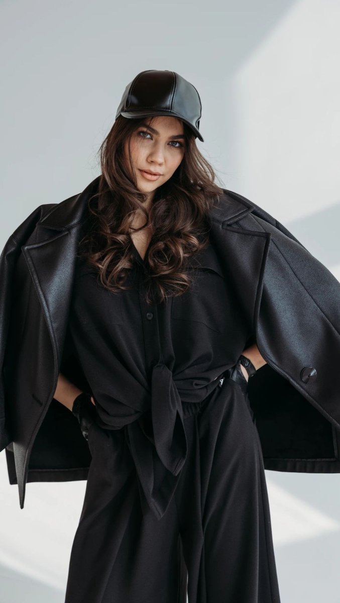 Wide - leg Trousers Black - BeaA - Be At Home with Yourself - Trousers