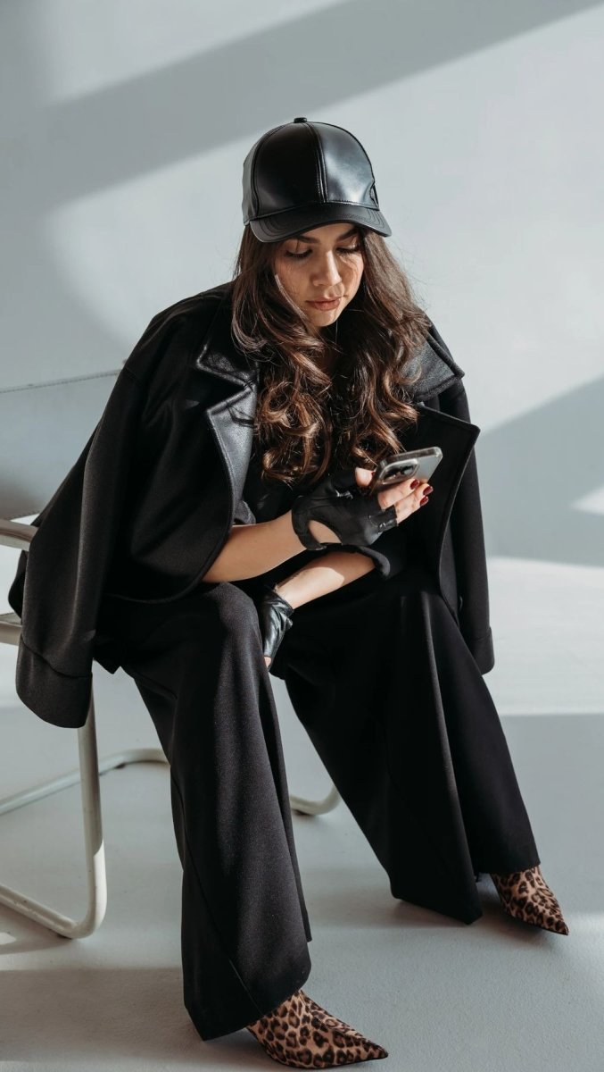 Wide - leg Trousers Black - BeaA - Be At Home with Yourself - Trousers