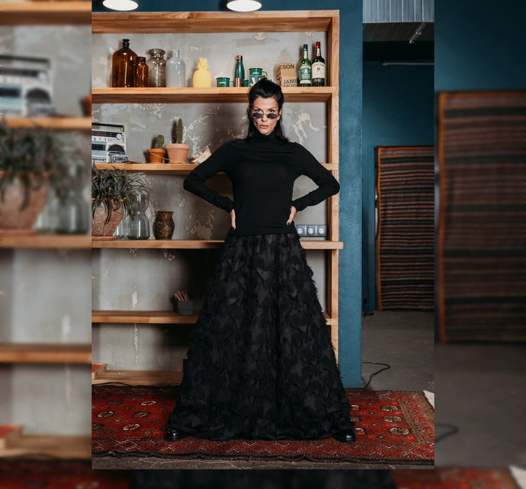 The Long Skirt Stardust — Elegance Without Excess - BeaA - Be At Home with Yourself