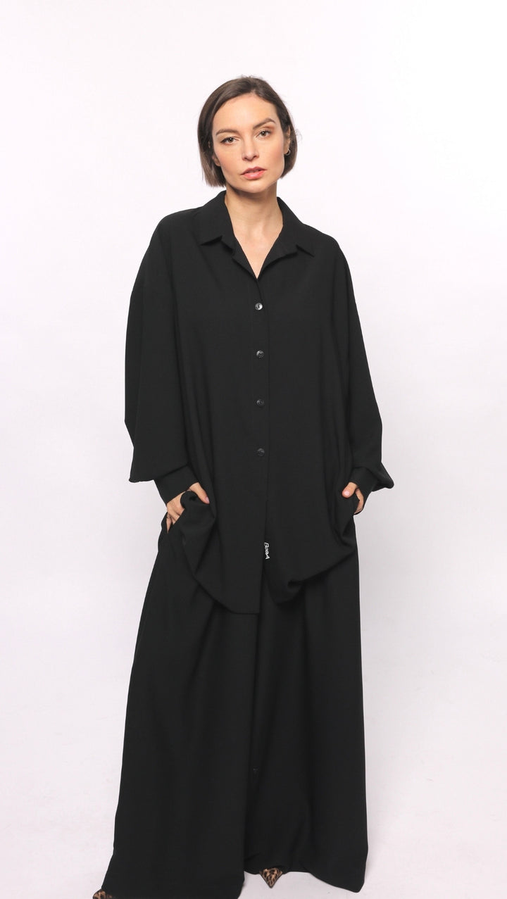 Brīva piegriezuma krekls (XL-3XL)