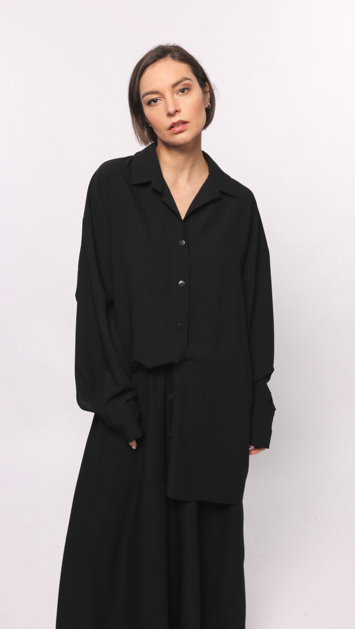 Brīva piegriezuma krekls (XL-3XL)