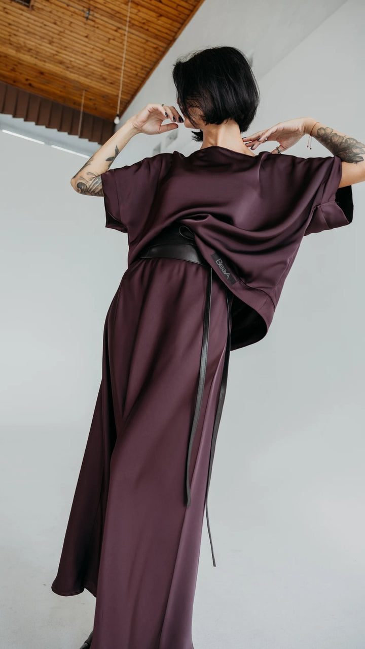 Midi skirt Deep Plum