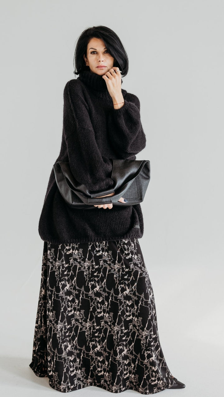 Oversized Sweater kidmohair Black